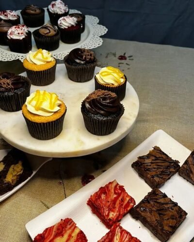 Cupcakes and brownies