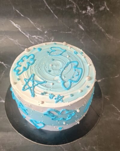 Chocolate cake with salted caramel